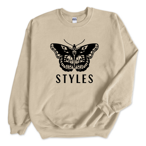 Styles Butterfly Tattoo Crewneck Sweatshirt