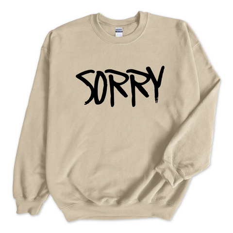 Justmoji // Sorry Crewneck Sweatshirt