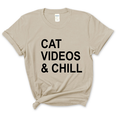 Cat Videos & Chill T-Shirt
