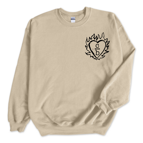 Clothes Over Bros Heart Crewneck Sweatshirt
