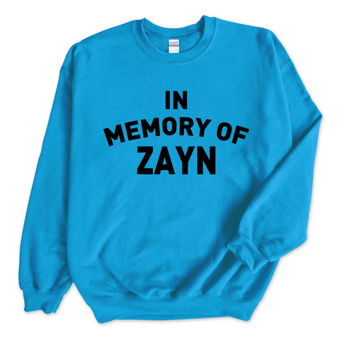 In Memory of Zayn Crewneck Sweatshirt