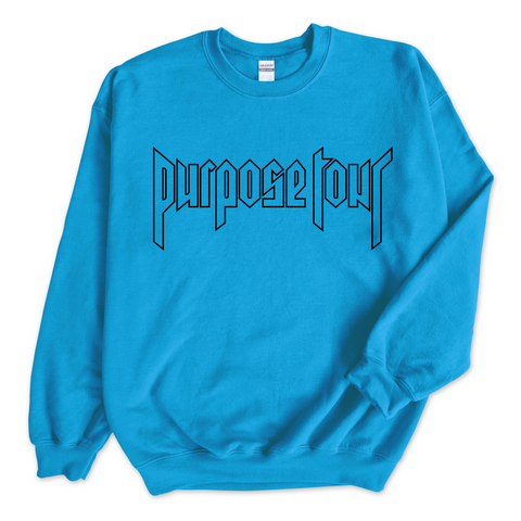 Purpose Tour Outline Crewneck Sweatshirt