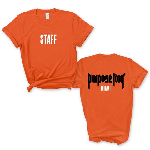 Purpose Tour Staff // Miami // Alchemist T-Shirt