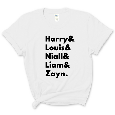 One Direction // Harry, Louis, Niall, Liam, & Zayn T-Shirt