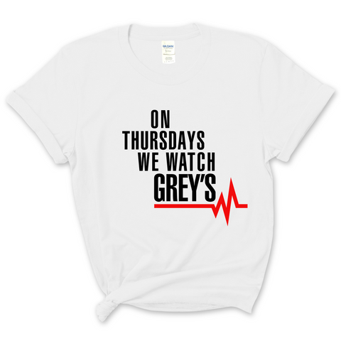 On Thursdays We Watch Grey's T-Shirt