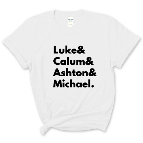 5SOS // Luke & Calum & Ashton & Michael T-Shirt