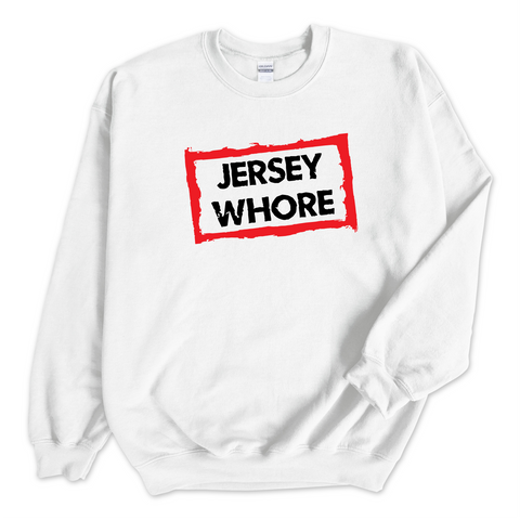 Jersey Whore Crewneck Sweatshirt