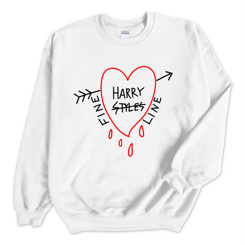 Harry Styles Fine Line Dripping Heart Crewneck Sweatshirt