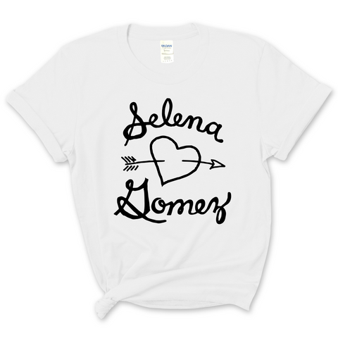 Selena Gomez Heart Logo T-Shirt