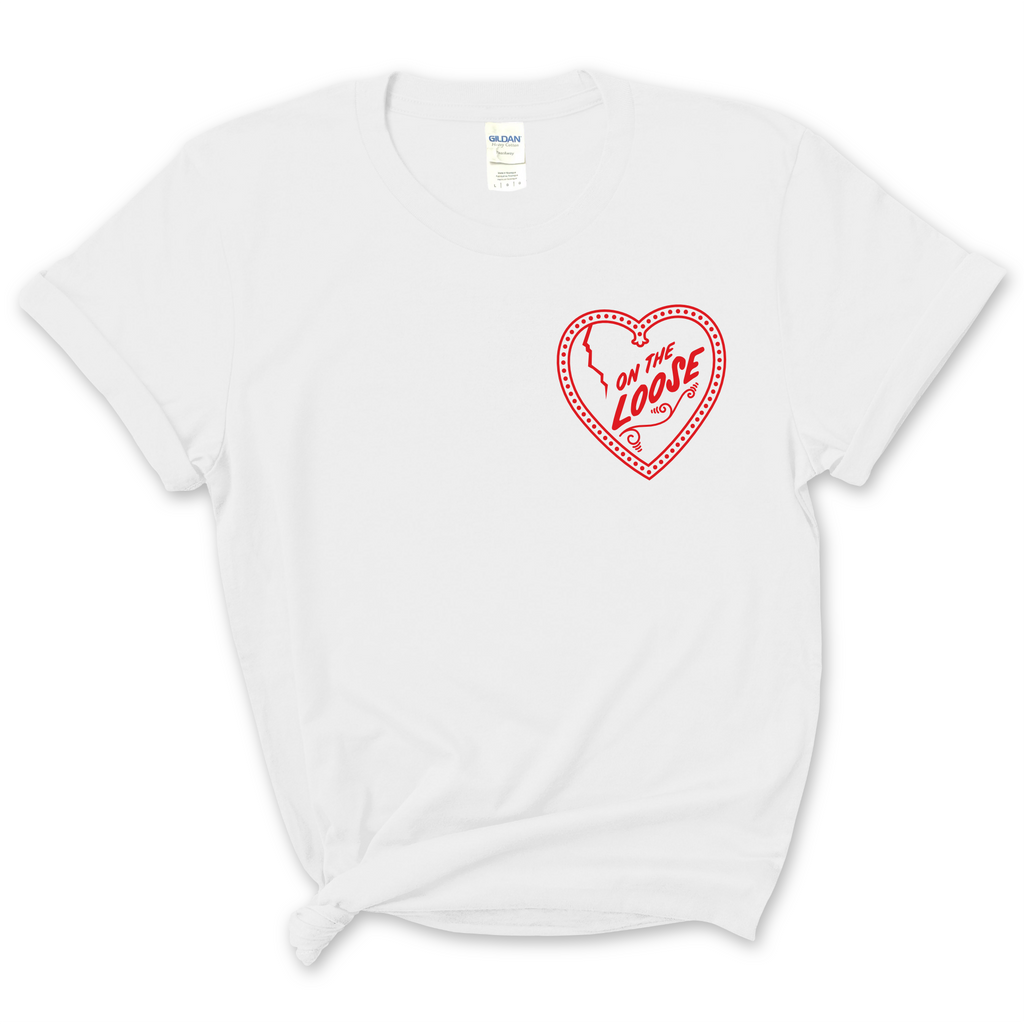 On The Loose Heart T-Shirt