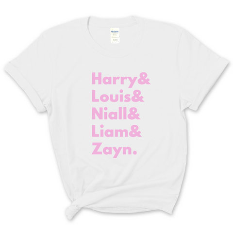 One Direction // Harry, Louis, Niall, Liam, & Zayn T-Shirt