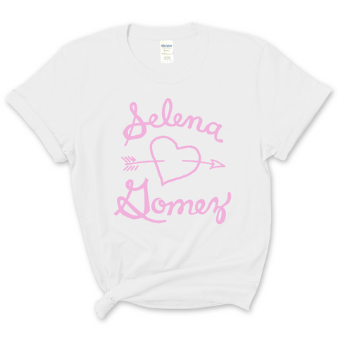 Selena Gomez Heart Logo T-Shirt