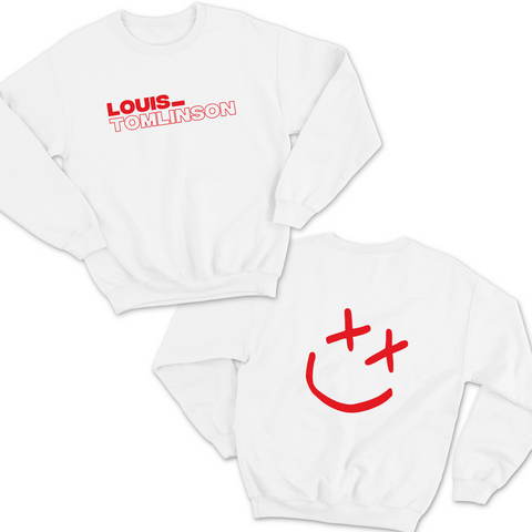 Louis_Tomlinson // Happy Face Crewneck Sweatshirt