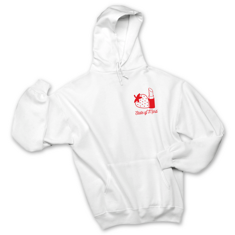 Strawberry Lipstick State of Mind Hoodie