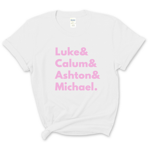 5SOS // Luke & Calum & Ashton & Michael T-Shirt