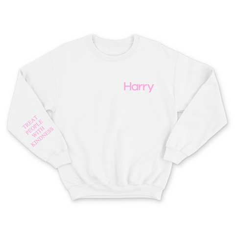 Harry // Treat People With Kindness Sleeve Crewneck Sweatshirt