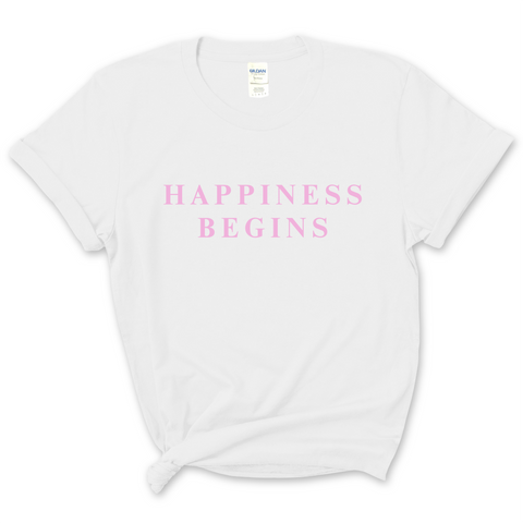 Happiness Begins T-Shirt