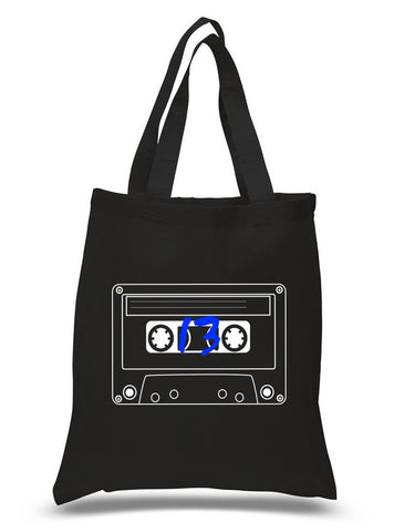 13 Reasons Why "Casette Tape" 100% Cotton Tote Bag