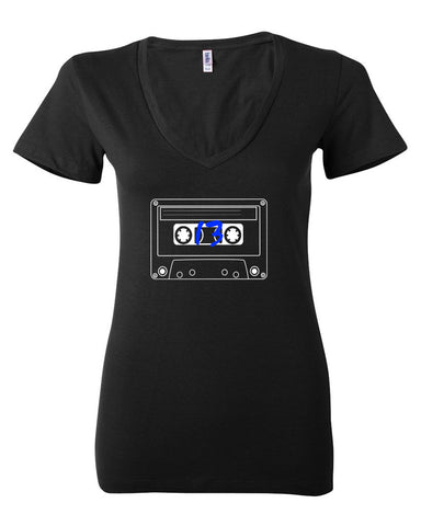 13 Reasons Why "Casette Tape" Women's V-Neck T-Shirt