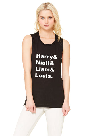 One Direction "Harry & Niall & Liam & Louis." Muscle Tee