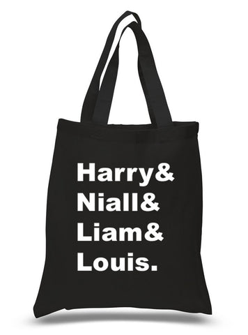 One Direction "Harry & Niall & Liam & Louis." Tote Bag