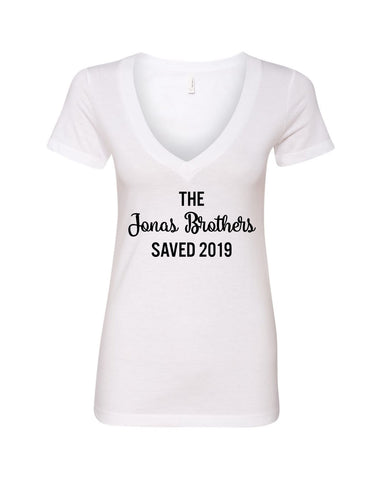 The Jonas Brothers Saved 2019 V-Neck T-Shirt