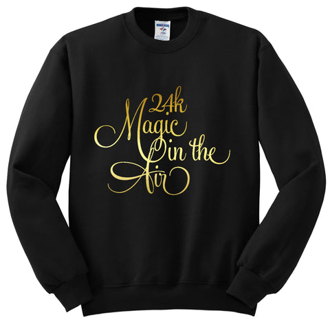 Bruno Mars "24k Magic in the Air" Crewneck Sweatshirt