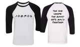 Jonas Brothers "JoBros // The One Where The Band Gets Back Together - Front & Back" Baseball Tee