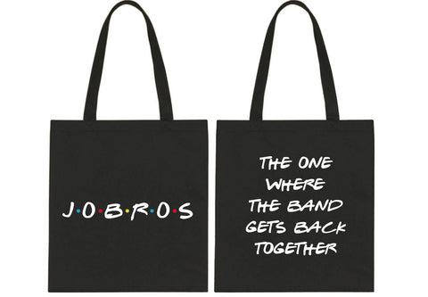 Jonas Brothers "JoBros // The One Where The Band Gets Back Together - Front & Back" Tote Bag