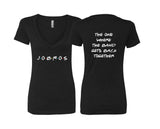 Jonas Brothers "JoBros // The One Where The Band Gets Back Together - Front & Back" V-Neck T-Shirt