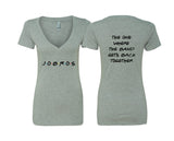 Jonas Brothers "JoBros // The One Where The Band Gets Back Together - Front & Back" V-Neck T-Shirt