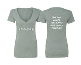 Jonas Brothers "JoBros // The One Where The Band Gets Back Together - Front & Back" V-Neck T-Shirt