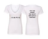 Jonas Brothers "JoBros // The One Where The Band Gets Back Together - Front & Back" V-Neck T-Shirt