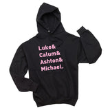 5SOS 5 Seconds of Summer "Luke & Calum & Ashton & Michael." Hoodie Sweatshirt