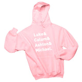 5SOS 5 Seconds of Summer "Luke & Calum & Ashton & Michael." Hoodie Sweatshirt