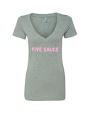5SOS 5 Seconds of Summer "Five Sauce" V-Neck T-Shirt