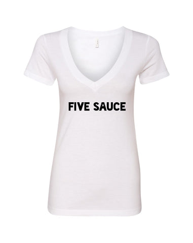 5SOS 5 Seconds of Summer "Five Sauce" V-Neck T-Shirt