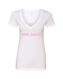 5SOS 5 Seconds of Summer "Five Sauce" V-Neck T-Shirt