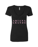 Ariana Grande "Logo" V-Neck T-Shirt