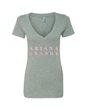 Ariana Grande "Logo" V-Neck T-Shirt