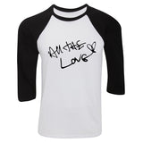 Harry Styles "All The Love Autograph" Baseball Tee