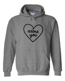 Harry Styles "Adore You Heart" Hoodie Sweatshirt (Sizes 3XL - 5XL)