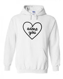 Harry Styles "Adore You Heart" Hoodie Sweatshirt (Sizes 3XL - 5XL)