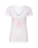 Harry Styles "Adore You Heart" V-Neck T-Shirt