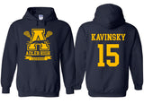 To All The Boys I Loved Before "Adler High Lacrosse / Kavinsky 15 BACK" Hoodie Sweatshirt