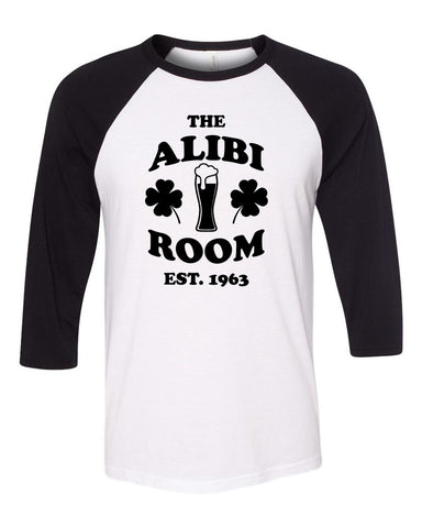 Shameless TV Show "The Alibi Room" Baseball Tee