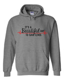 Grey's Anatomy "It's a Beautiful Day to Save Lives" Hoodie Sweatshirt