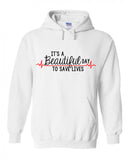 Grey's Anatomy "It's a Beautiful Day to Save Lives" Hoodie Sweatshirt