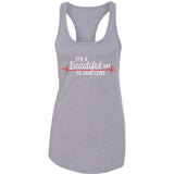Grey's Anatomy "It's a Beautiful Day to Save Lives" Racerback Tank Top