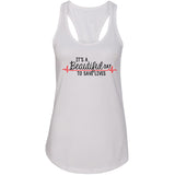 Grey's Anatomy "It's a Beautiful Day to Save Lives" Racerback Tank Top